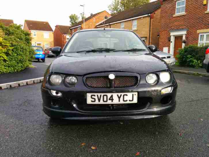2004 MG ZR BLACK DAMAGED REPAIRABLE