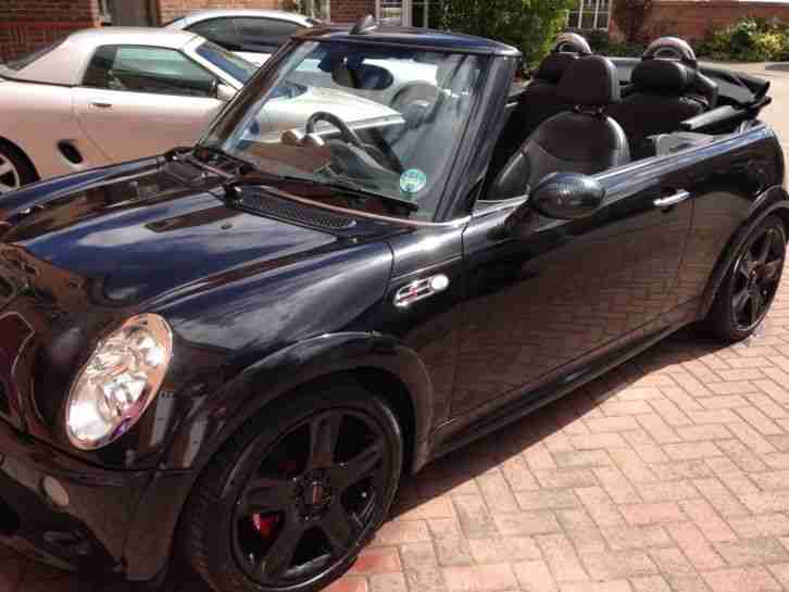 2004 COOPER S BLACK CONVERTIBLE