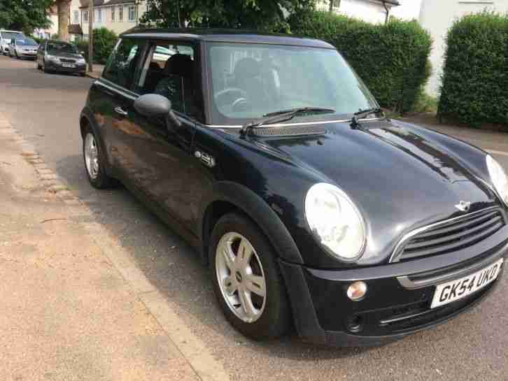 2004 MINI Hatch 1.6 One 3dr, MOT & insured, Premium Sound, Black