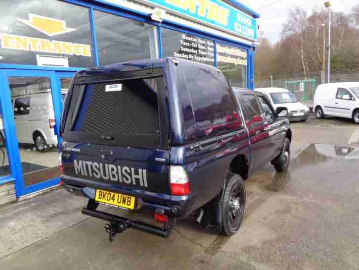 2004 MITSUBISHI L200 GL DOUBLE CAB LWB 4WD LIGHT 4X4 UTILITY DIESEL