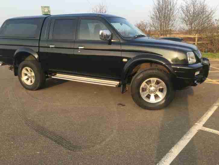2004 MITSUBISHI L200 WARRIOR LWB BLACK