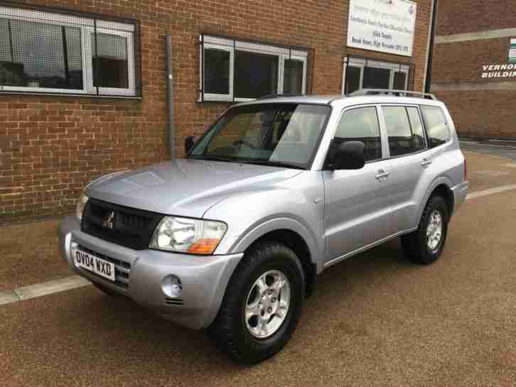 2004 MITSUBISHI SHOGUN CLASSIC DI D LWB SILVER 116K MILES 7 SEATER MANUAL!