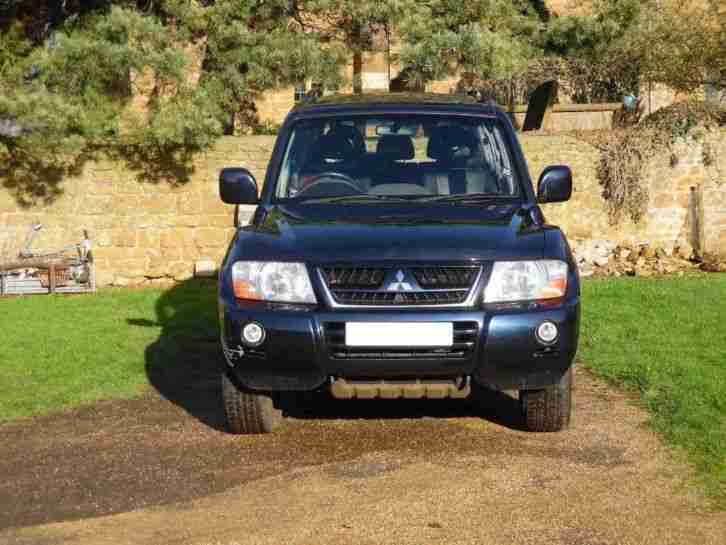 2004 MITSUBISHI SHOGUN DI-D ELEG-CE LWB A BLUE only 76,122 miles