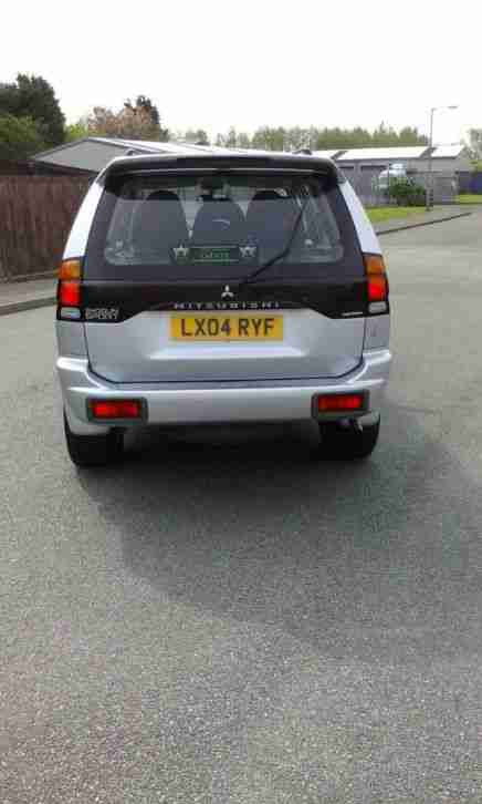 2004 MITSUBISHI SHOGUN HARD TOP DIESEL Silver