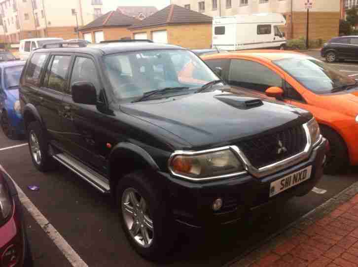 2004 MITSUBISHI SHOGUN SPORT WARRIOR 2.5 TD 4X4 BLACK TURBO DIESEL LIKE L200