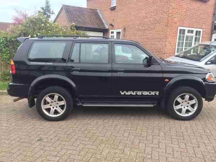 2004 MITSUBISHI SHOGUN SPORT WARRIOR V6 A BLACK