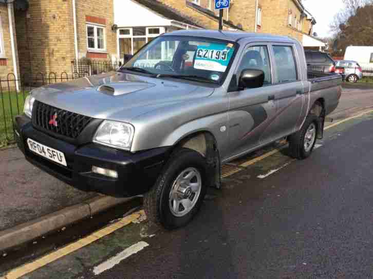 2004 Mitsubishi L200 2.5TD GL Pick Up 4WD Lots Of Hist Mot'd Drives Well NO VAT