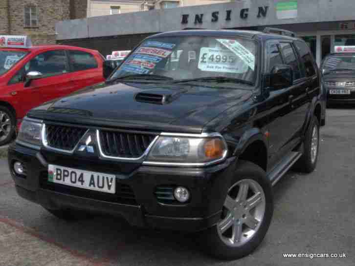 2004 Mitsubishi Shogun Sport 2.5TD Warrior 5 Door in Black