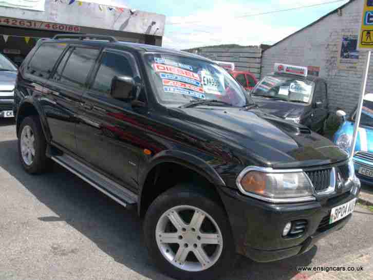 2004 Mitsubishi Shogun Sport 2.5TD Warrior 5 Door in Black