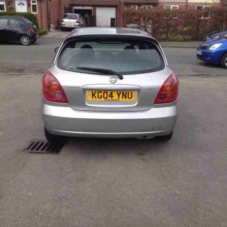 2004 NISSAN ALMERA SXE SILVER