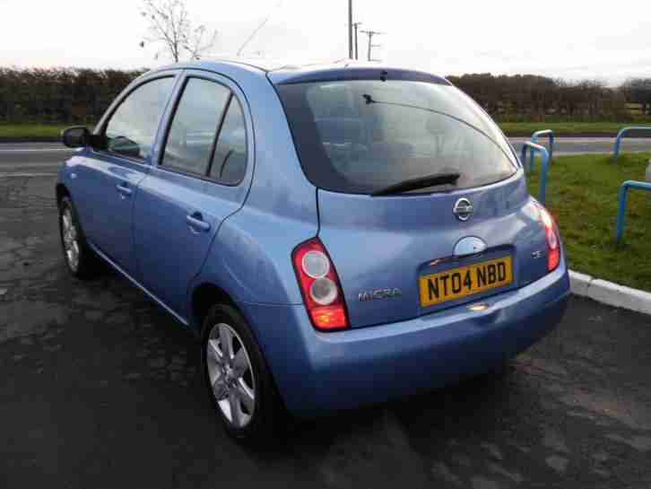 2004 NISSAN MICRA 1.2 16v SE 5 DOOR, METALLIC BLUE, NICE SPEC, LONG MOT