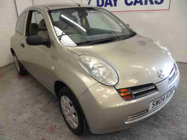 2004 MICRA S GOLD 1.2 PETROL 3 DOOR