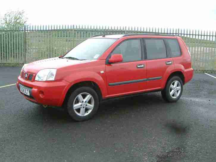 2004 NISSAN X-TRAIL SE DCI RED