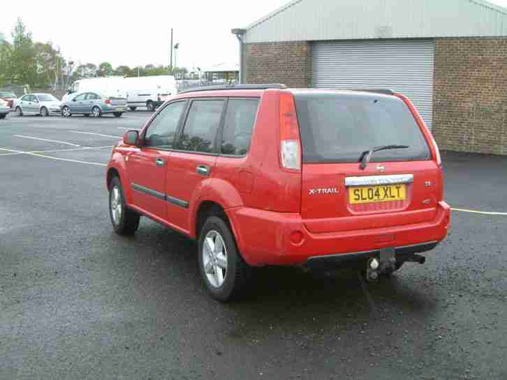 2004 NISSAN X-TRAIL SE DCI RED