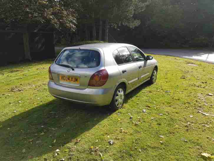 2004 Nissan Almera 1.5 SE 5dr A/C*full MOT*parking sensors*new clutch