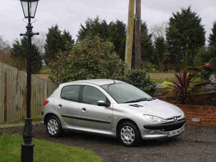 2004 PEUGEOT 206 1.4 ZEST,5 DOOR, Silver
