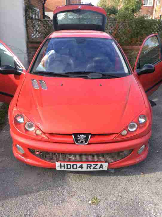 2004 PEUGEOT 206 GTI HDI 110 RED