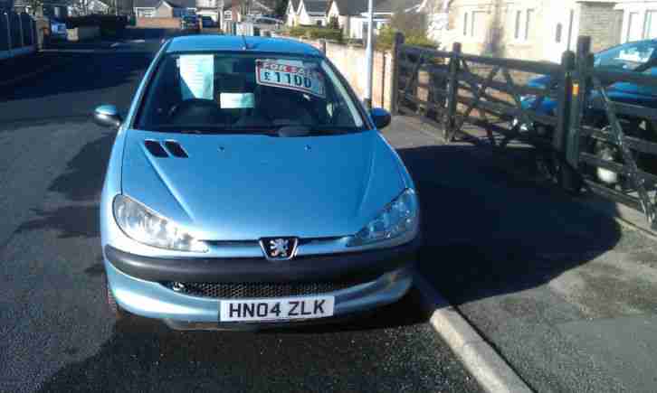 2004 PEUGEOT 206 S SEMI AUTO BLUE excellent car Cat C repaired