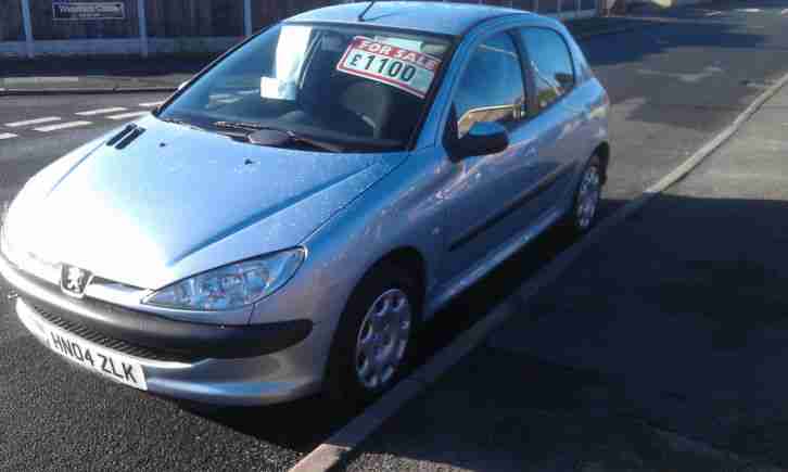 2004 PEUGEOT 206 S SEMI-AUTO BLUE excellent car Cat C repaired