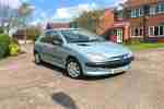 2004 206 ZEST SILVER 12 MONTHS MOT 2