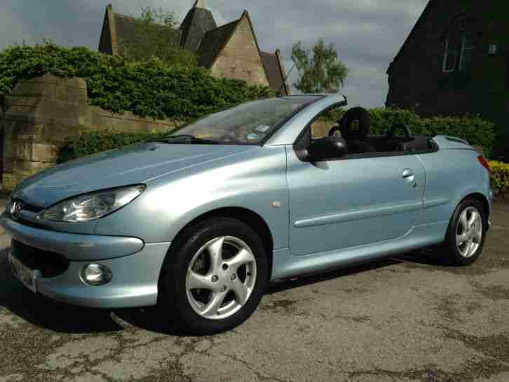 2004 PEUGEOT 206CC 1.6 FULL MOT ELECTRIC ROOF ONLY 91,100 MILES