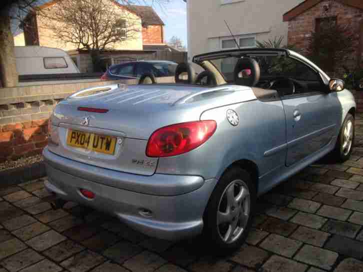 2004 PEUGEOT 206cc ALLURE SILVER