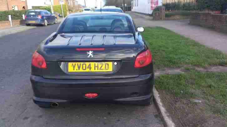 2004 PEUGEOT 206cc CONVERTIBLE ** SPARES OR REPAIR **