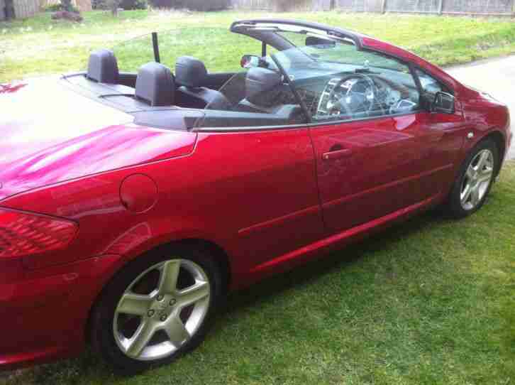 2004 PEUGEOT 307 CC 180 RED