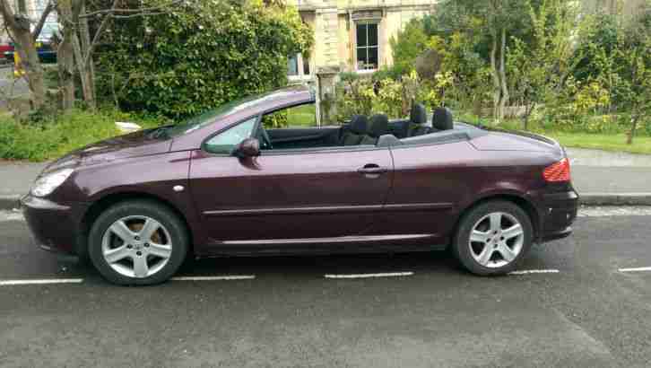 2004 PEUGEOT 307 CC Convertible Cabriolet 2 litre, L@@K Ready for the Summer