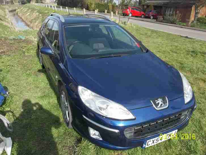 2004 PEUGEOT 407 SW SE SPARES OR REPAIR CAMBELT SNAPPED
