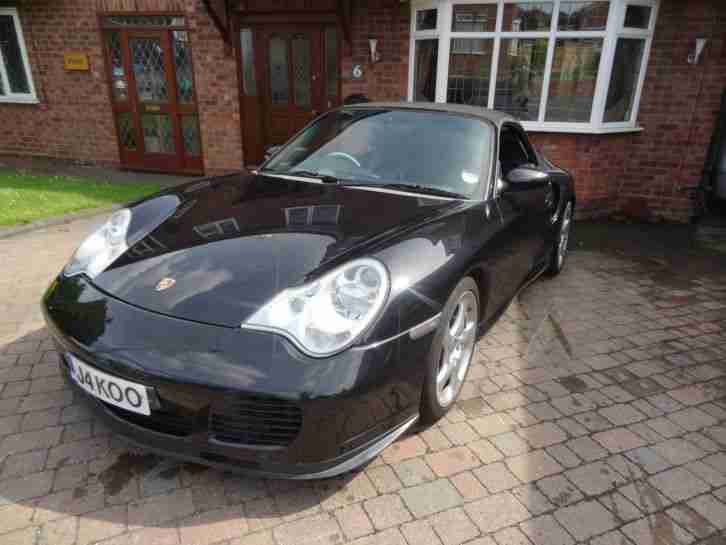 2004 PORSCHE 911 TURBO 996 3.6 TURBO CONVERTIBLE TIPTONIC S Black