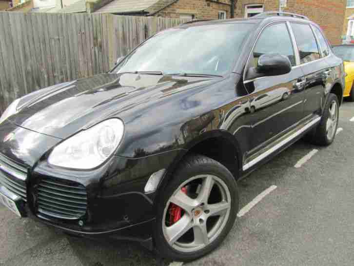 2004 PORSCHE CAYENNE 4.5 TURBO PETROL AUTO BLACK 54000 MILES