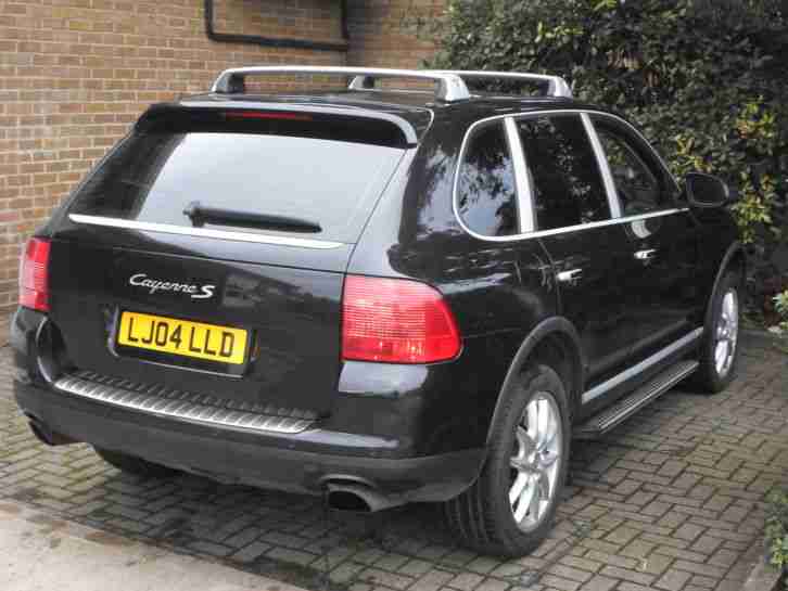 2004 PORSCHE CAYENNE S TIPTRONIC BLACK
