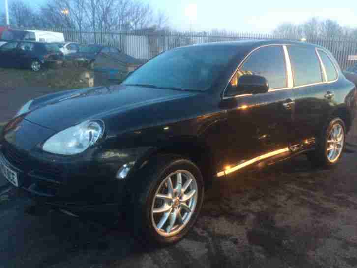 2004 PORSCHE CAYENNE TIPTRONIC S BLACK DAMAGED SALVAGE NOT SPARES OR REPAIRS