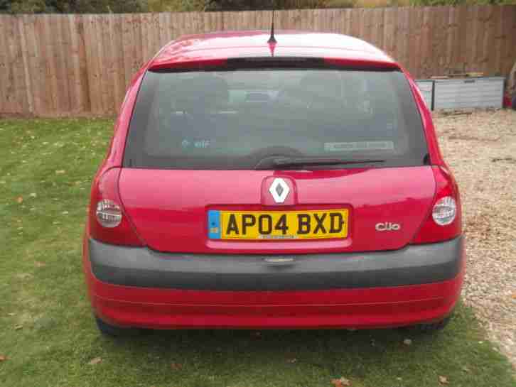 2004 RENAULT CLIO DYNAMIQUE 16V RED 1100cc
