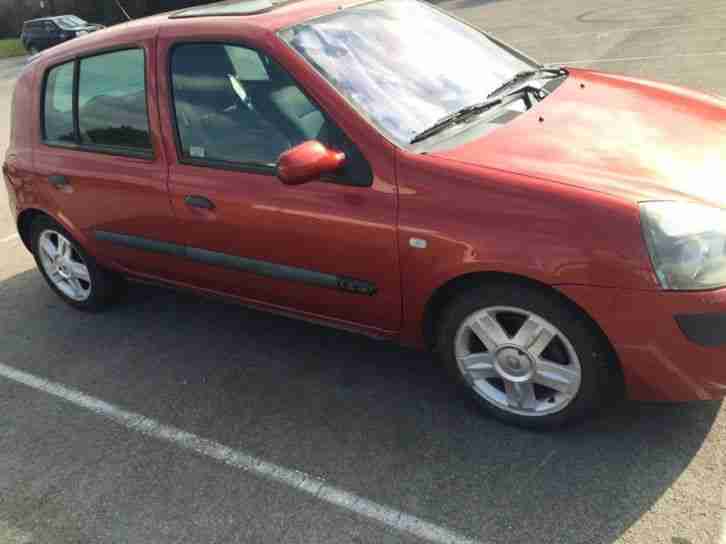 2004 RENAULT CLIO DYNAMIQUE 16V RED