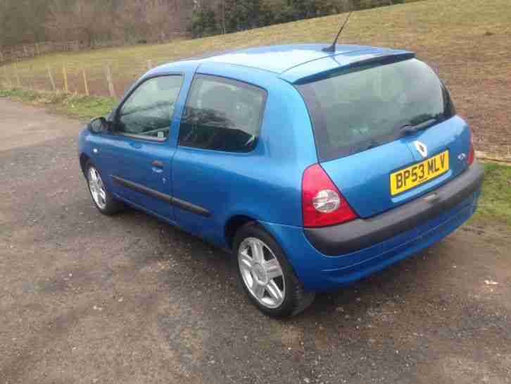 2004 RENAULT CLIO DYNAMIQUE DCI 100 BLUE