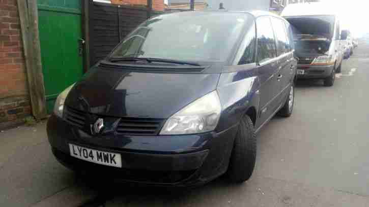 2004 RENAULT ESPACE AUTHENTIQUE DCI BLUE spare or repair