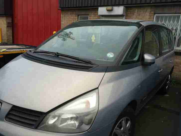 2004 RENAULT ESPACE EXPRESSION BEIGE SPARE OR REPAIR