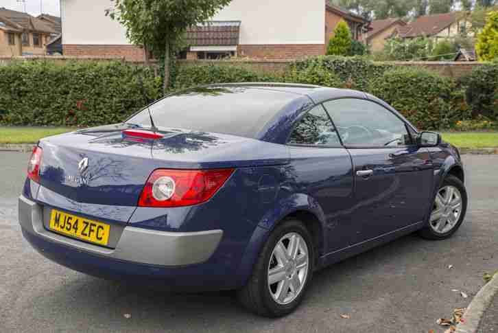 2004 RENAULT MEGANE CONVERTIBLE DYNAMIQUE 1.6 VVT 115 BLUE HARDTOP CABRIOLET