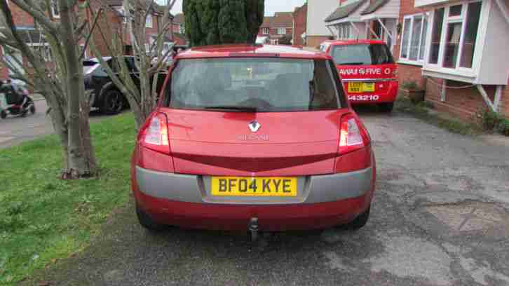 2004 RENAULT MEGANE DYNAMIQUE DCI 80 RED