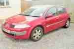 2004 MEGANE DYNAMIQUE VVT AUTO RED,