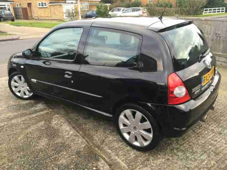 2004 RENAULT RENAULTSPORT CLIO 182 16V BLACK FSH