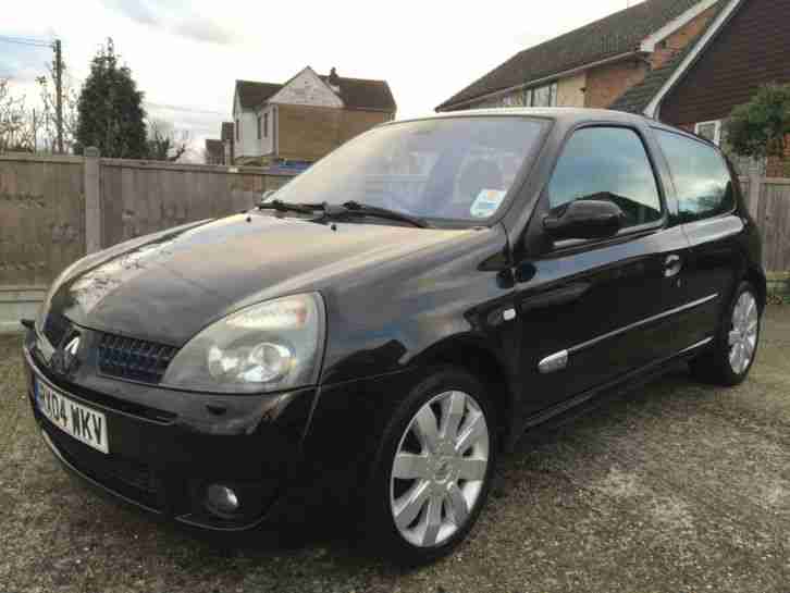 2004 RENAULT RENAULTSPORT CLIO 182 16V BLACK FSH