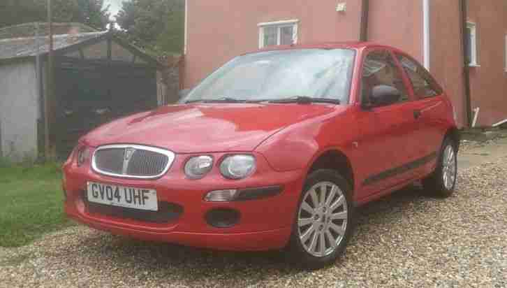 2004 ROVER 25 IMPRESSION 3 RED LOW MILEAGE