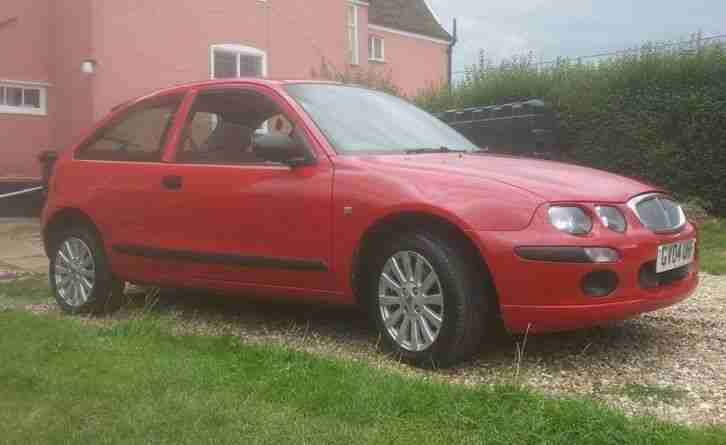 2004 ROVER 25 IMPRESSION 3 RED LOW MILEAGE