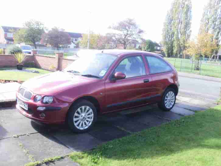 2004 ROVER 25 IMPRESSION S3 RED. ONE OWNER FROM NEW . 44K MILES . VERY RARE CAR