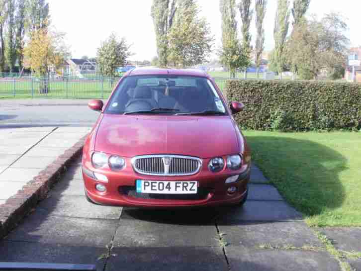 2004 ROVER 25 IMPRESSION S3 RED. ONE OWNER FROM NEW . 44K MILES . VERY RARE CAR