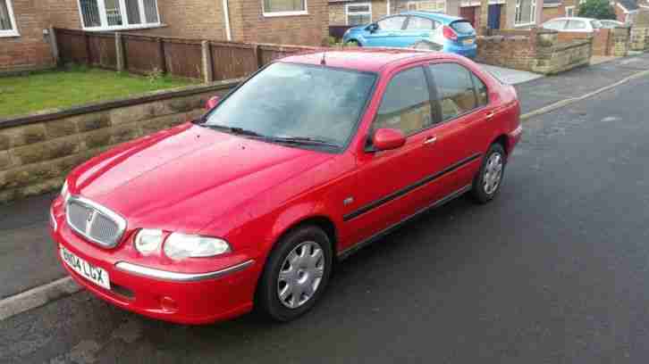 2004 ROVER 45 IL TURBO DIESEL RED WITH DUAL CONTROLS (IDEAL LEARNER CAR)