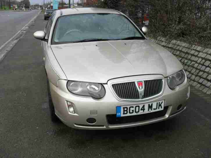2004 ROVER 75 CONNOISSEUR GOLD long mot, runs and drives suspect head gasket.